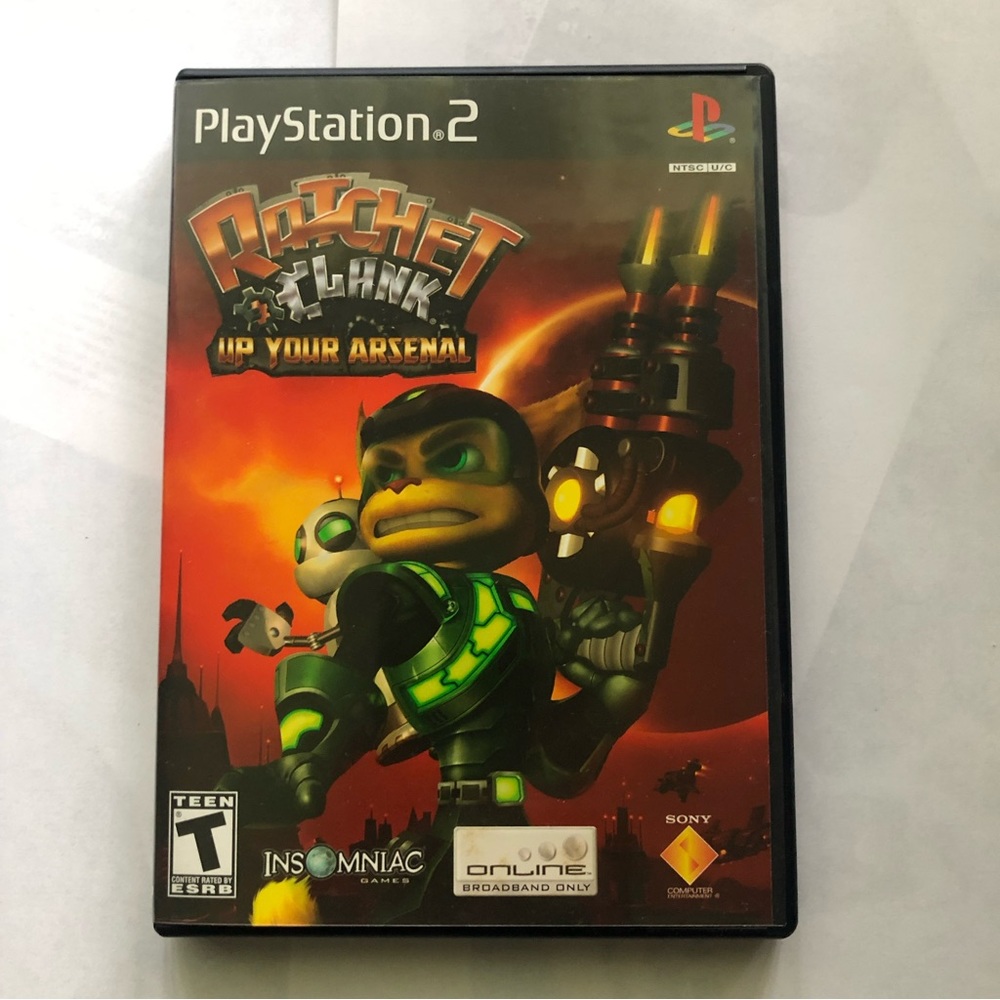 Ratchet and Clank Up Your Arsenal for Sony PlayStation 2